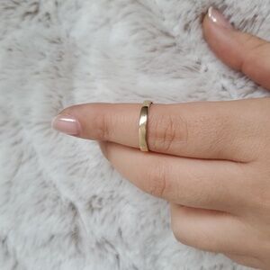Mejuri Bold Stacker Ring 14k Yellow Gold Size 7